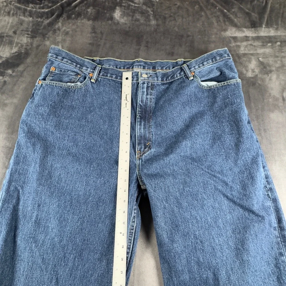 Levis 560 Comfort Fit Jeans Mens 42x29 Blue Loose Tapered Denim 2423